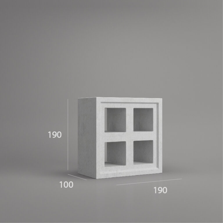 VB191.100 ventilation block dimension